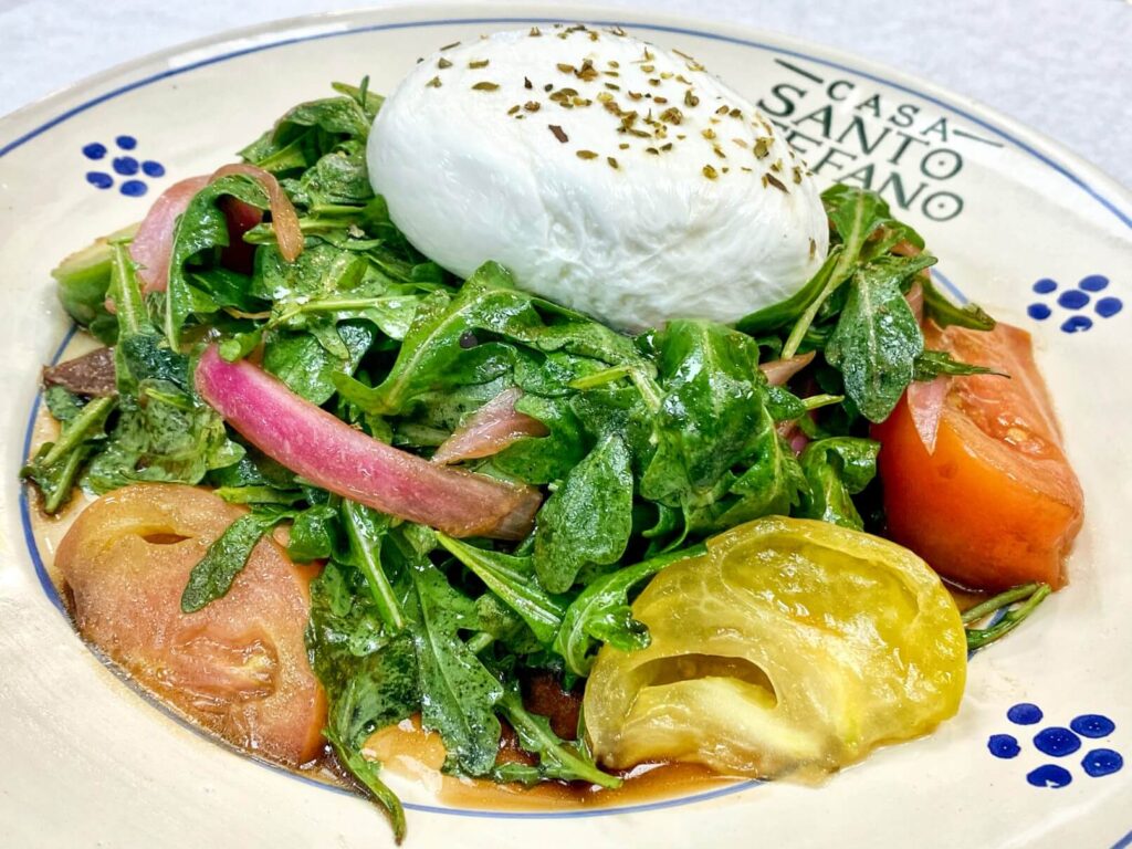 Casa Santo Stefano - Valenti's Burrata Salad